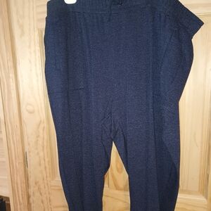 Lane Bryant Navy Blue Track Pants